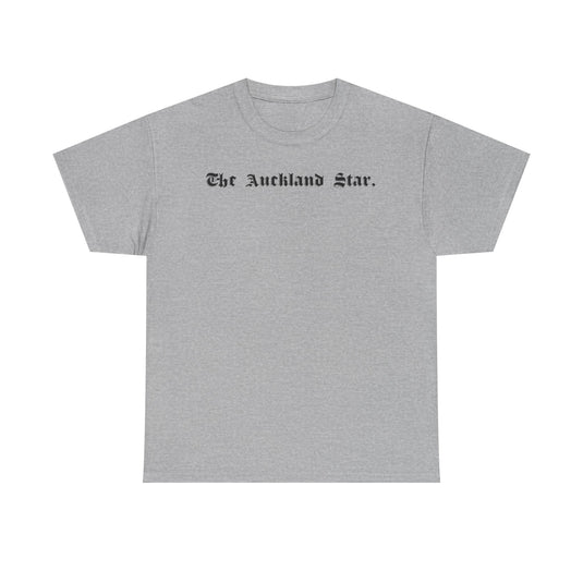 The Auckland Star Vintage Newspaper Logo New Zealand T-Shirt