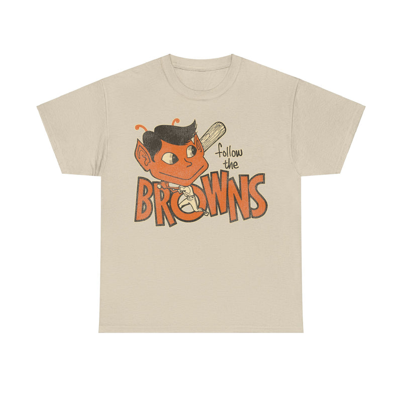 Load image into Gallery viewer, Follow the St Louis Browns Nostalgic Retro Baseball Team T-shirt
