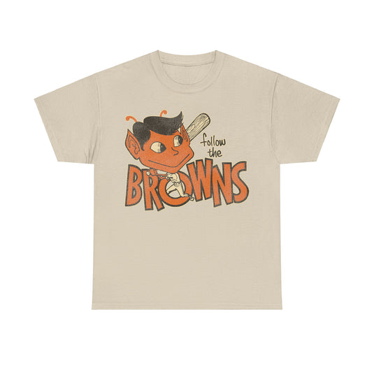 Follow the St Louis Browns Nostalgic Retro Baseball Team T-shirt