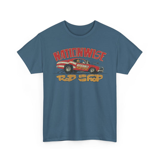 Nationwise Rod Shop 1974 Double Logo Ohio Auto Parts T-shirt
