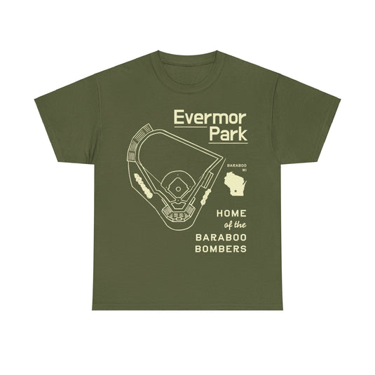 Evermor Park Baraboo Bombers Nostalgic Retro T-shirt