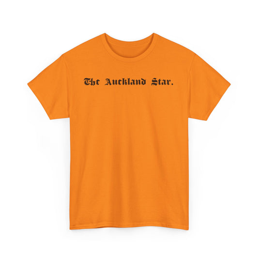 The Auckland Star Vintage Newspaper Logo New Zealand T-Shirt