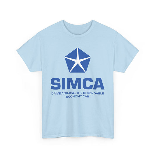 Simca Drive A Simca The Dependable Economy Car Vintage Logo T-shirt