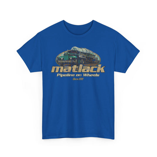 Matlack Pipeline on Wheels 1888 Trucking T-shirt