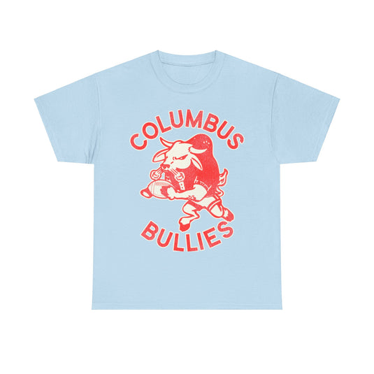 Columbus Bullies Retro Nostalgic Football T-shirt