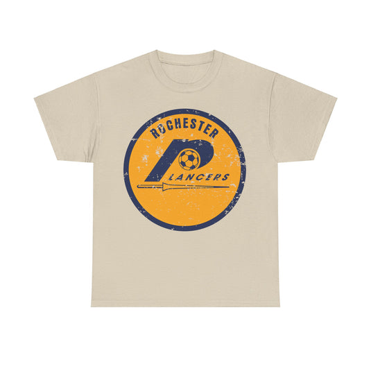 Rochester Lancers Logo New York Soccer Team T-shirt