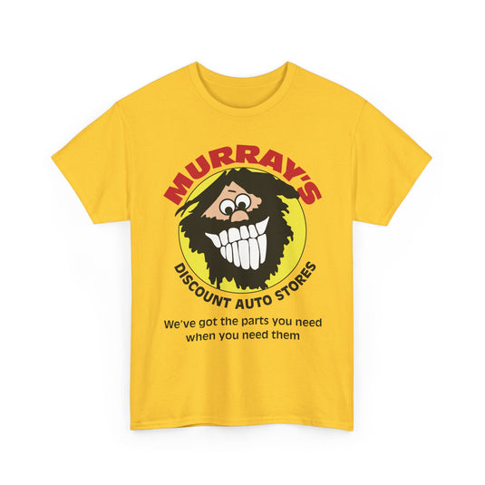 Murray's Discount Auto Stores Bearded Mascot We've Got The Parts T-shirt