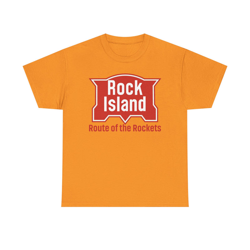 Load image into Gallery viewer, Rock Island Route of Rockets Vintage Railroad Logo T-Shirt
