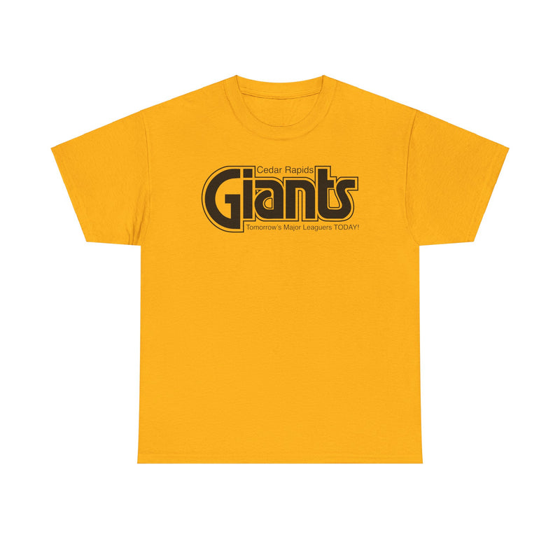 Load image into Gallery viewer, Cedar Rapids Iowa Giants Midwest League Baseball &#39;75-79 T-shirt
