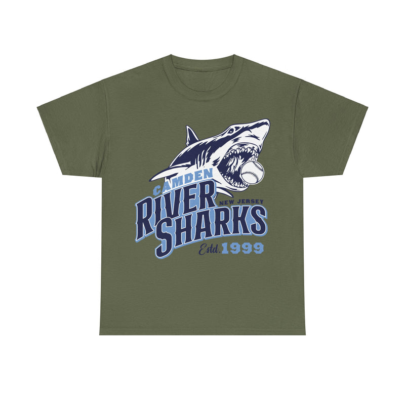 Load image into Gallery viewer, Camden Riversharks Est 1999 New Jersey Baseball Team T-shirt
