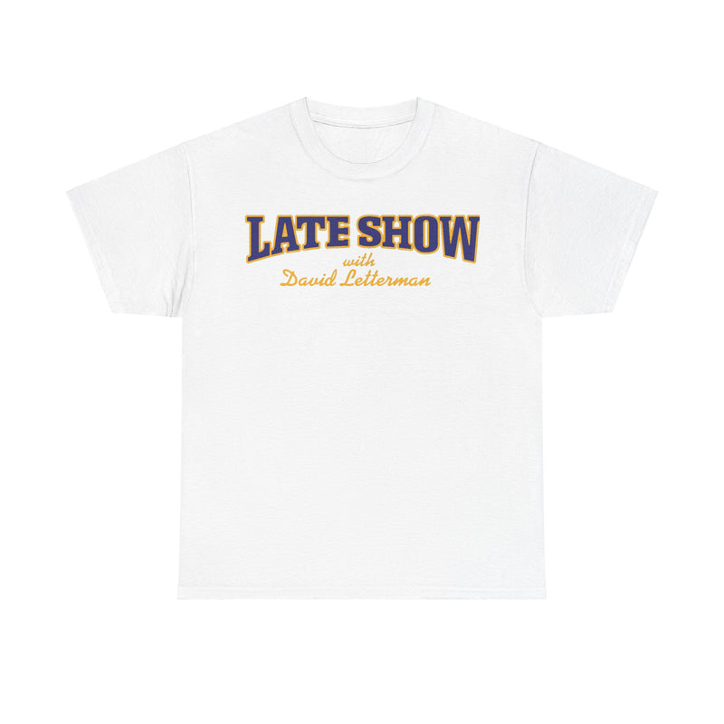 Load image into Gallery viewer, Late Show David Letterman TV Show Nostalgic T-shirt
