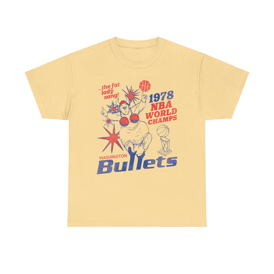 Washington Bullets 1978 World Champs Basketball T-shirt