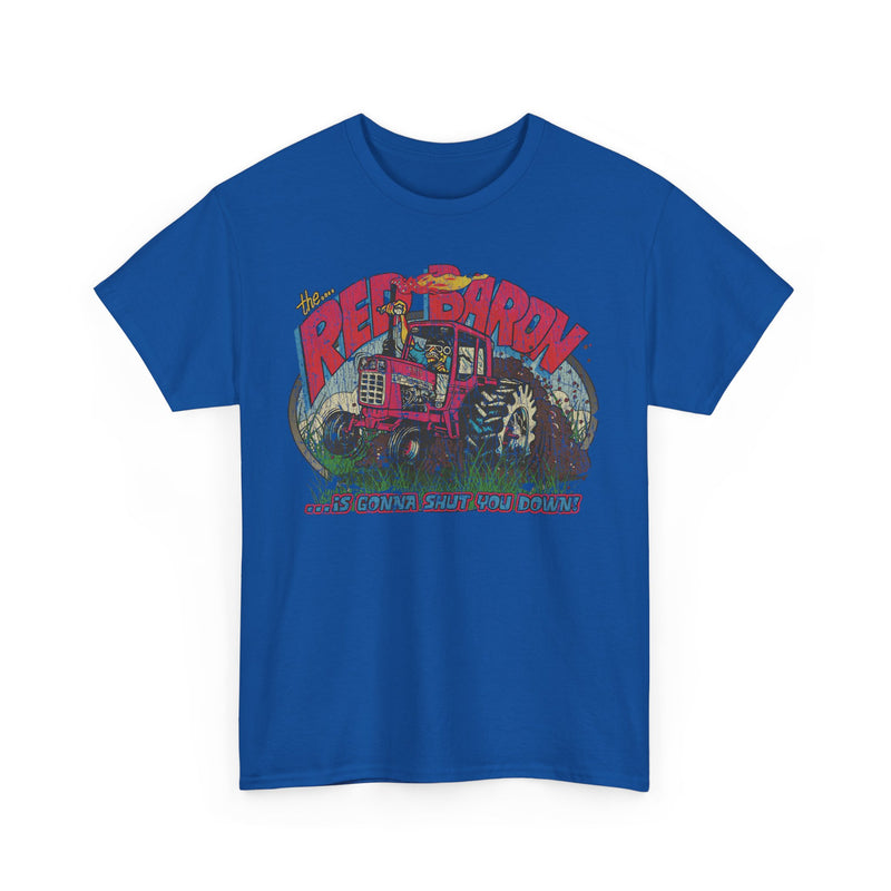 Load image into Gallery viewer, The Red Baron Monster Tractor 1981 Equipment Manufacturing T-shirt
