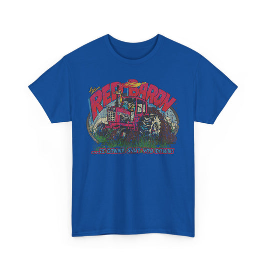 The Red Baron Monster Tractor 1981 Equipment Manufacturing T-shirt