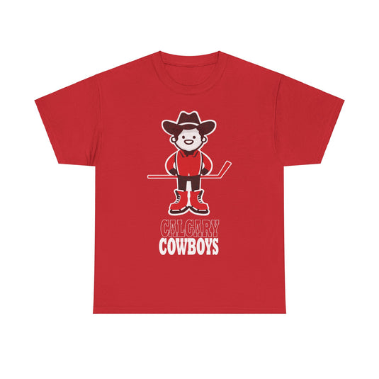 Calgary Cowboys Logo Canada Hockey Team T-shirt