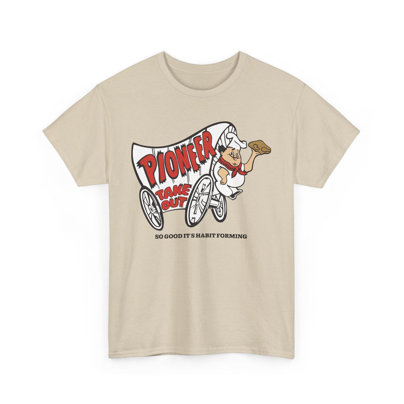 Load image into Gallery viewer, Pioneer Take Out So Good It&#39;s Habit Forming Vintage Logo T-Shirt
