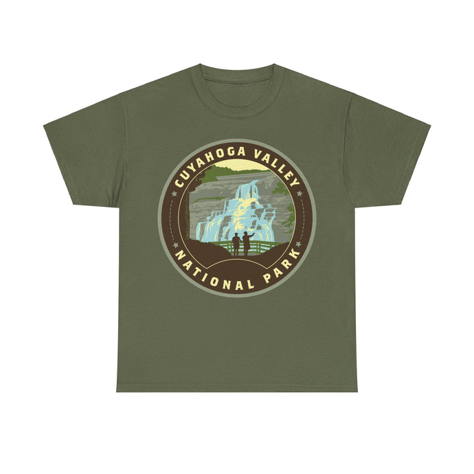 Cuyahoga Valley National Park Ohio Round Logo T-shirt