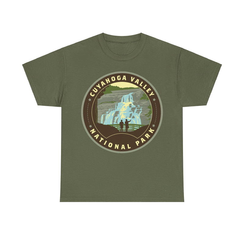 Load image into Gallery viewer, Cuyahoga Valley National Park Ohio Round Logo T-shirt
