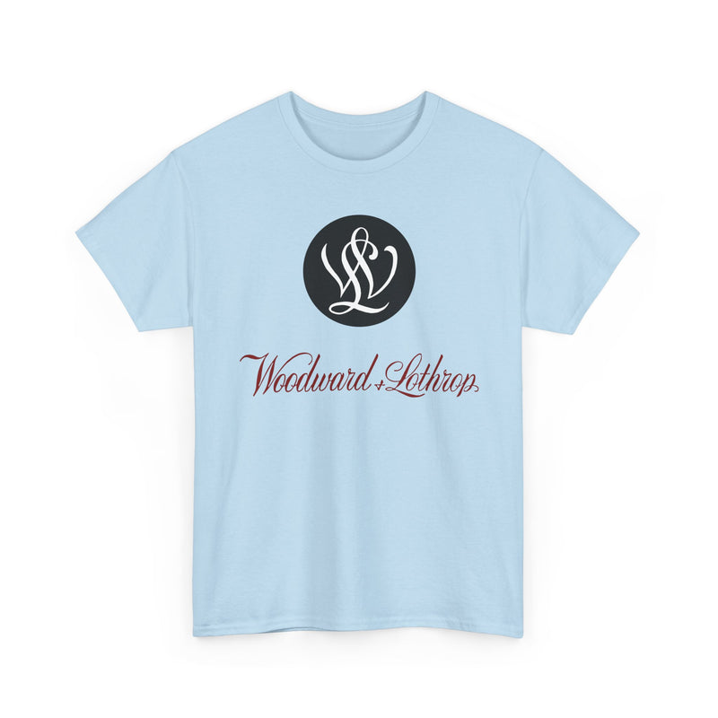 Load image into Gallery viewer, Woodward &amp; Lothrop Black Circle Monogram W&amp;L Department Store DC T-shirt
