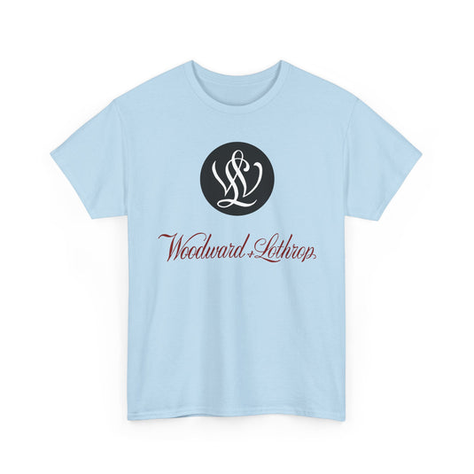 Woodward & Lothrop Black Circle Monogram W&L Department Store DC T-shirt
