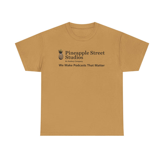 Pineapple Street Studios Podcast Company T-Shirt Audacy Logo Tee