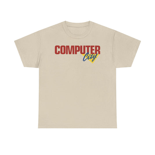 Computer City Retro Electronics Store 90s Nostalgia T-Shirt