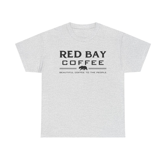 Red Bay Coffee T-Shirt Defunct Coffee Roaster Bankrupt Company Logo Tee
