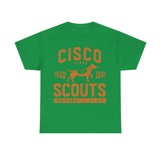 Cisco Scouts Est 1920 Texas Baseball T-shirt