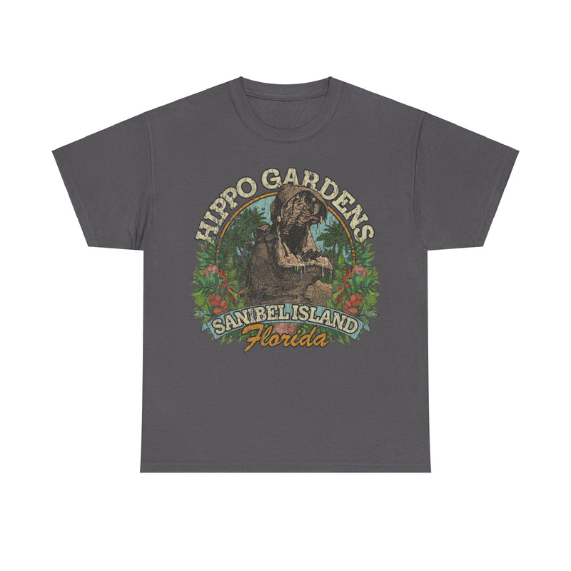 Load image into Gallery viewer, Sanibel Island Hippo Gardens Florida Park T-shirt
