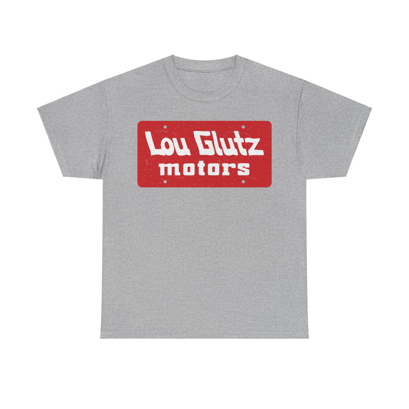 Load image into Gallery viewer, Lou Glutz Motors Car Dealership Nostalgic T-shirt
