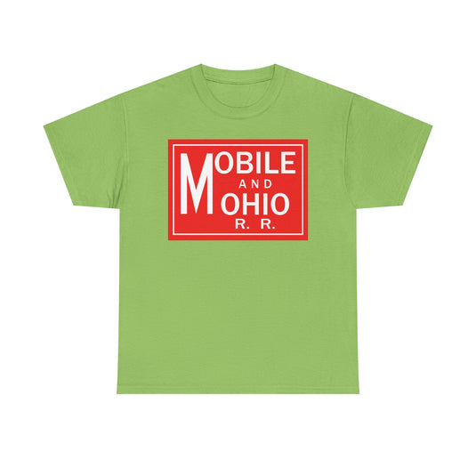 Mobile Ohio Railroad Vintage Train Railway Logo T-Shirt