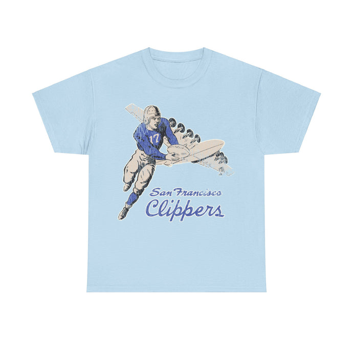 San Francisco Clippers Retro Nostalgic Football T-shirt