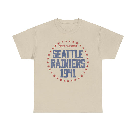 Seattle Rainiers1941 Nostalgic Retro Baseball Team T-shirt