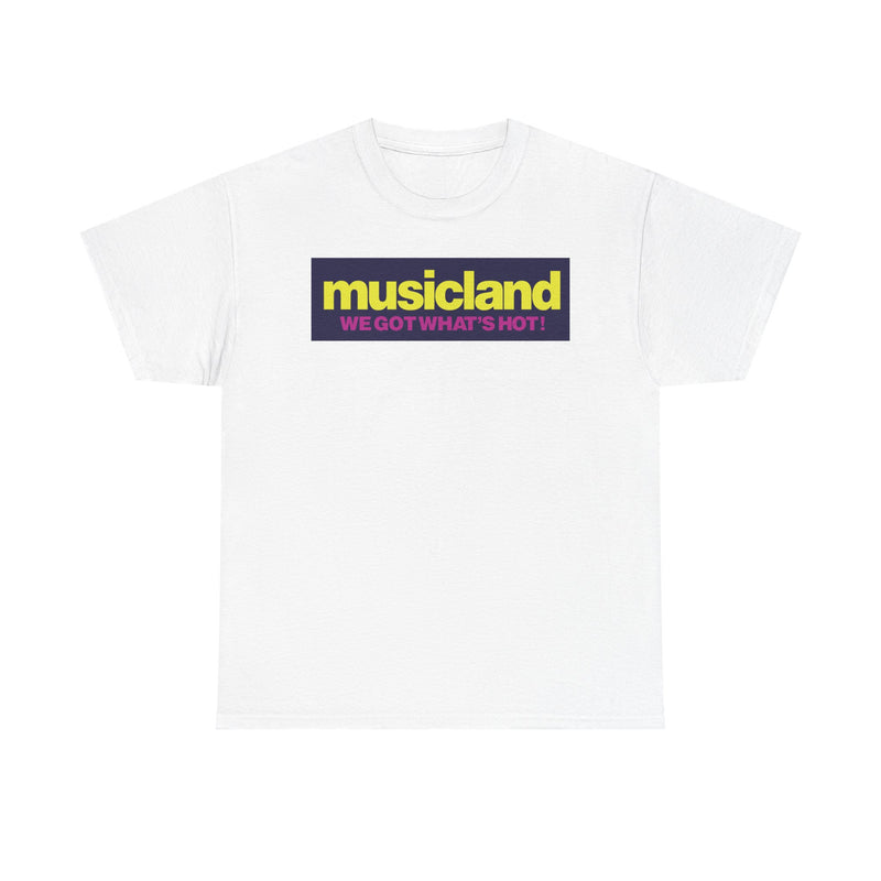 Load image into Gallery viewer, Musicland We Got What&#39;s Hot Music Store Nostalgic T-shirt
