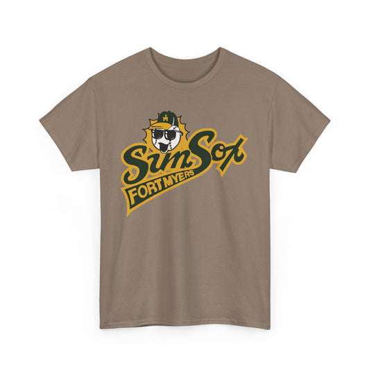 Fort Myers Sun Sox Florida Senior Basketball 1989-1990 T-shirt