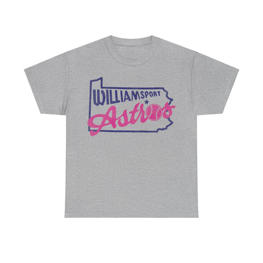 Williamsport Astros Nostalgic Retro Baseball Team T-shirt