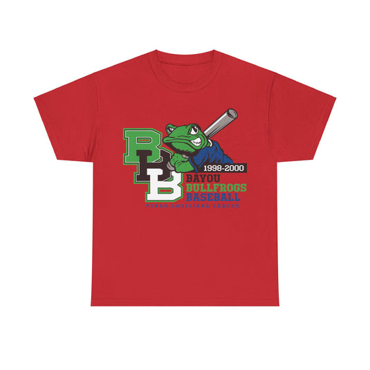 Bayou Bullfrogs Est 1998 Louisiana Baseball Team T-shirt