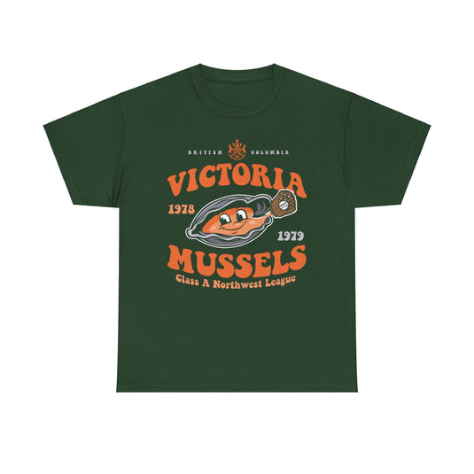 Victoria Mussels Est 1978 British Columbia Baseball T-shirt