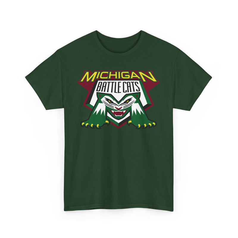 Load image into Gallery viewer, Michigan Battle Cats Midwest League 1995-2002 Baseball T-shirt
