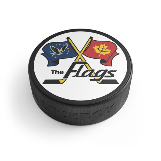 Port Huron Flags 1962-1981 Michigan Hockey Puck
