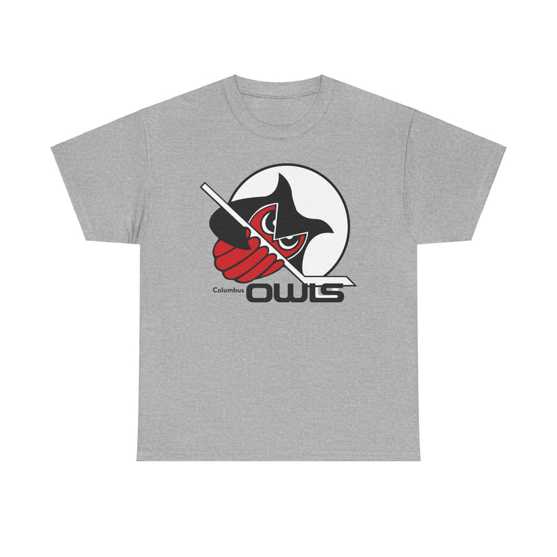 Load image into Gallery viewer, Columbus Owls Ohio International Hockey League &#39;73-&#39;77 T-shirt
