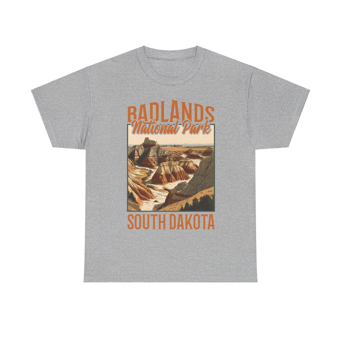 Badlands National Park South Dakota Poster Print T-shirt