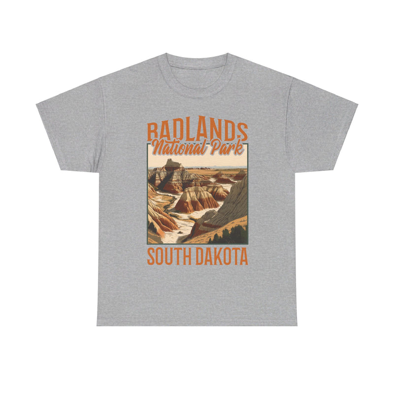 Load image into Gallery viewer, Badlands National Park South Dakota Poster Print T-shirt
