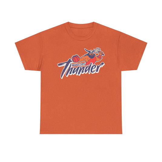 Quad City Thunder Basketball Team Nostalgic Retro T-shirt