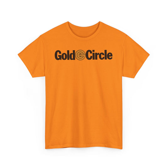 Gold Circle Orange Logo Vintage Department Store T-Shirt