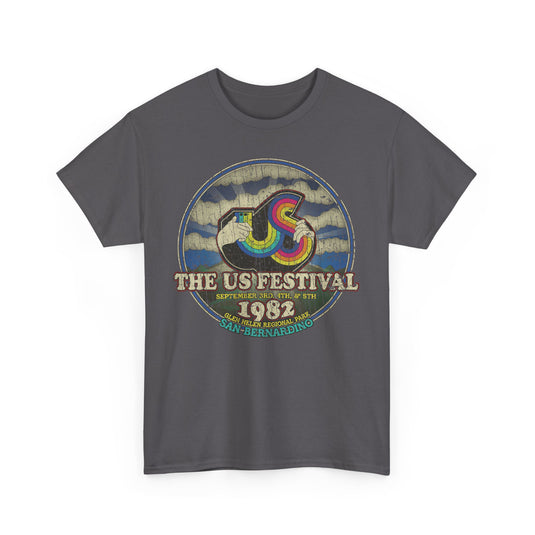 US Festival 1982 Glen Helen Music Technology Concert Festival T-shirt