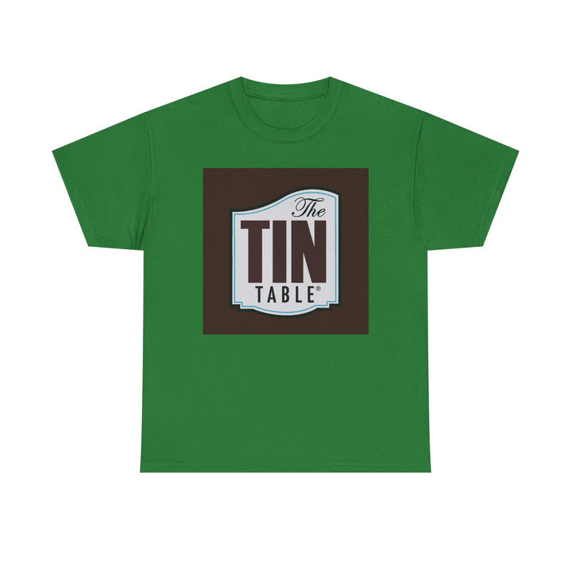 Load image into Gallery viewer, The Tin Table T-Shirt - Restaurant Industry Defunct Logo Tee
