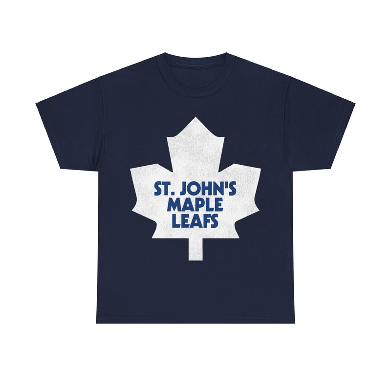 Load image into Gallery viewer, St Johns Maple Leafs Hockey Team Nostalgic Retro T-shirt
