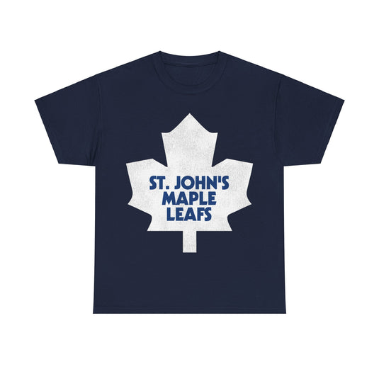 St Johns Maple Leafs Hockey Team Nostalgic Retro T-shirt