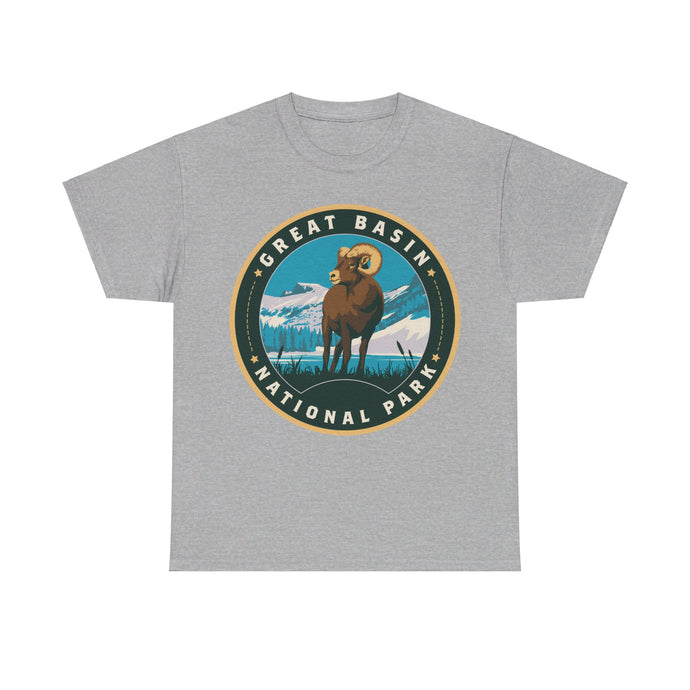 Great Basin National Park Nevada Round Logo T-shirt